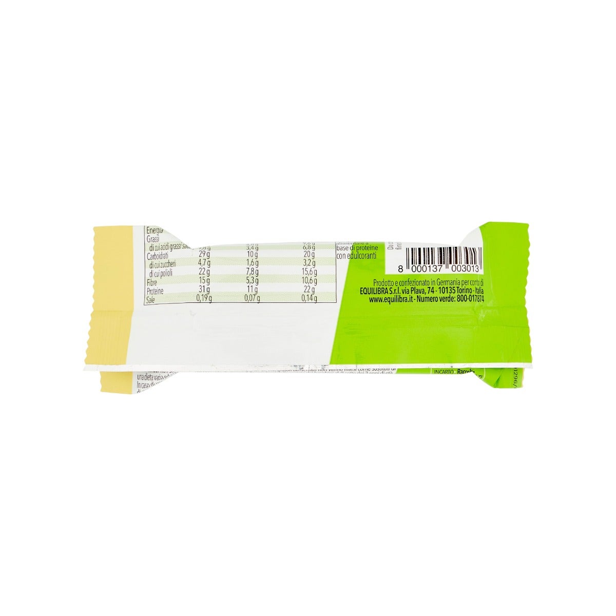 Equilibra Protein Low Sugar Bar Barretta Vaniglia 35g-6