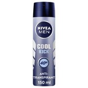 Nivea Men Cool Kick Spray 150ml Deodorante Uomo Antitraspirante Per 48 Ore Di Intensa Freschezza-5