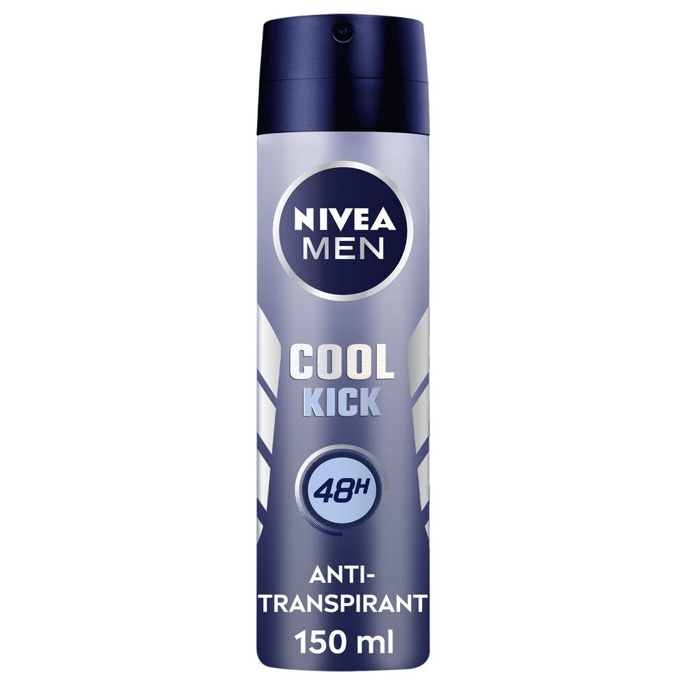 Nivea Men Cool Kick Spray 150ml Deodorante Uomo Antitraspirante Per 48 Ore Di Intensa Freschezza-5