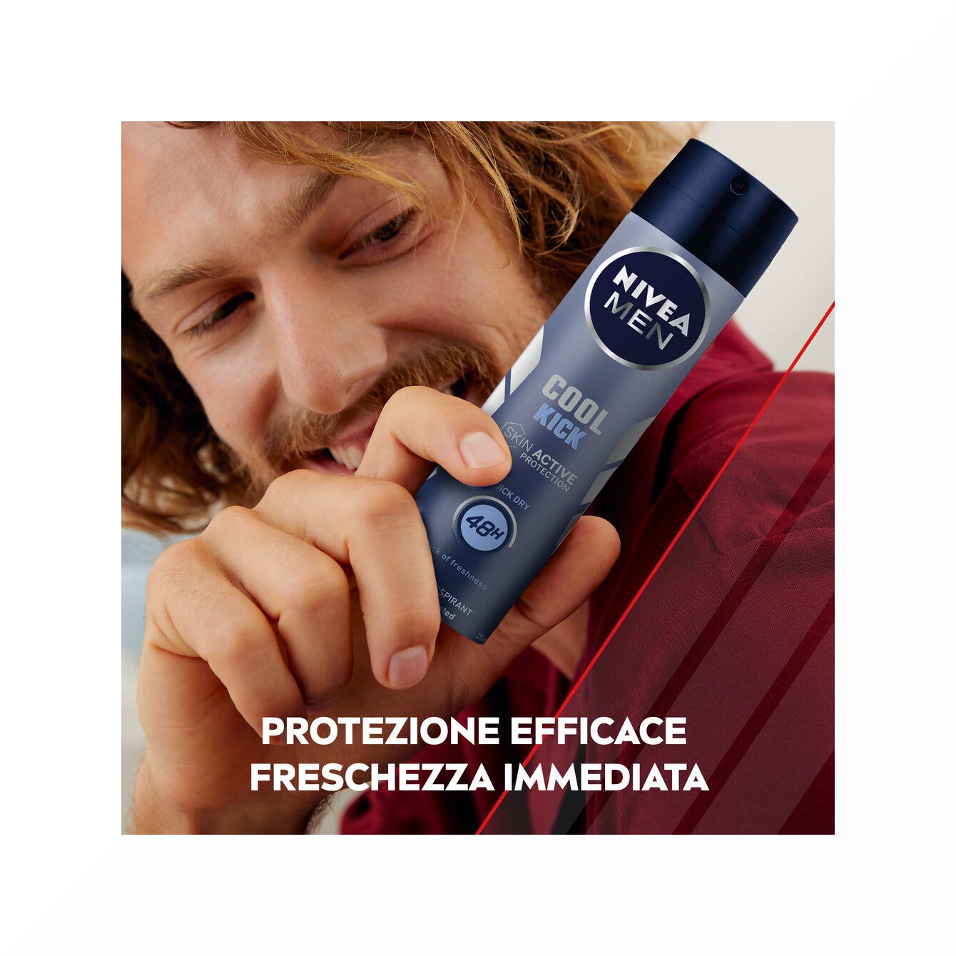 Nivea Men Cool Kick Spray 150ml Deodorante Uomo Antitraspirante Per 48 Ore Di Intensa Freschezza-3