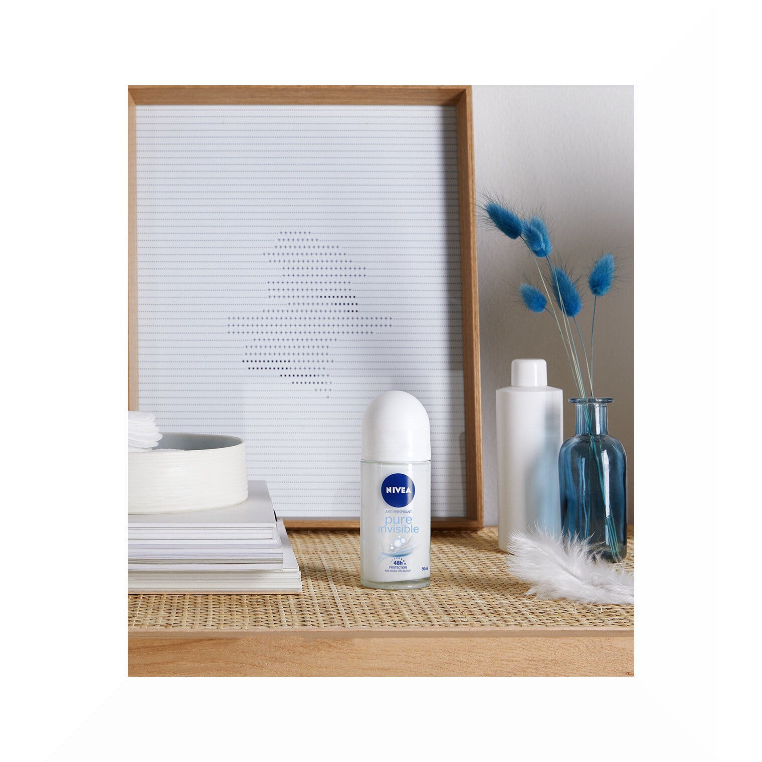 Nivea Pure Invisible Deodorante Roll on 50ml Antitraspirante Senza Residui Sui Tessuti-5