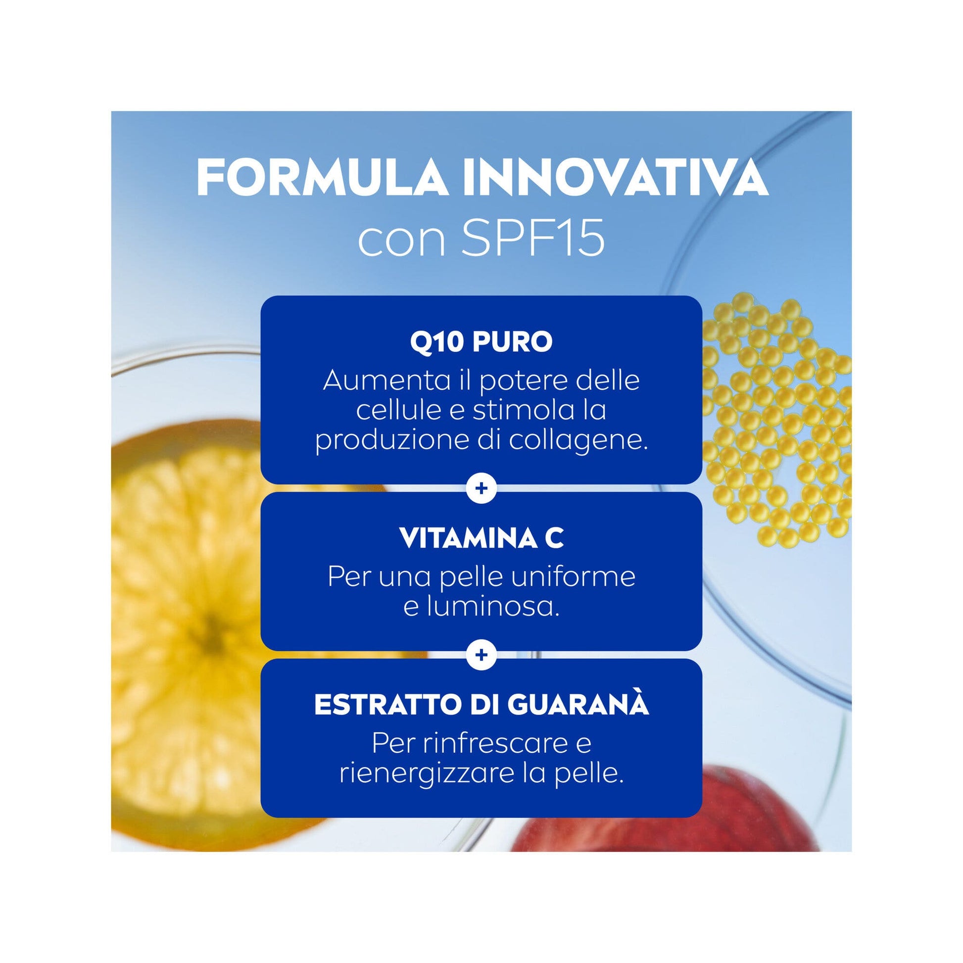 Nivea Q10 Anti-rughe Energy Crema Viso Giorno Illuminante Spf 15 Antirughe Energizzante 50ml-3