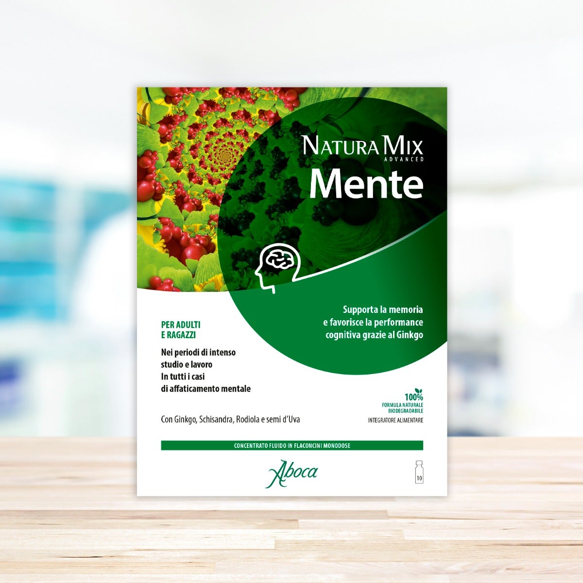 Aboca Natura Mix Advanced Mente 10 Flaconcini-3