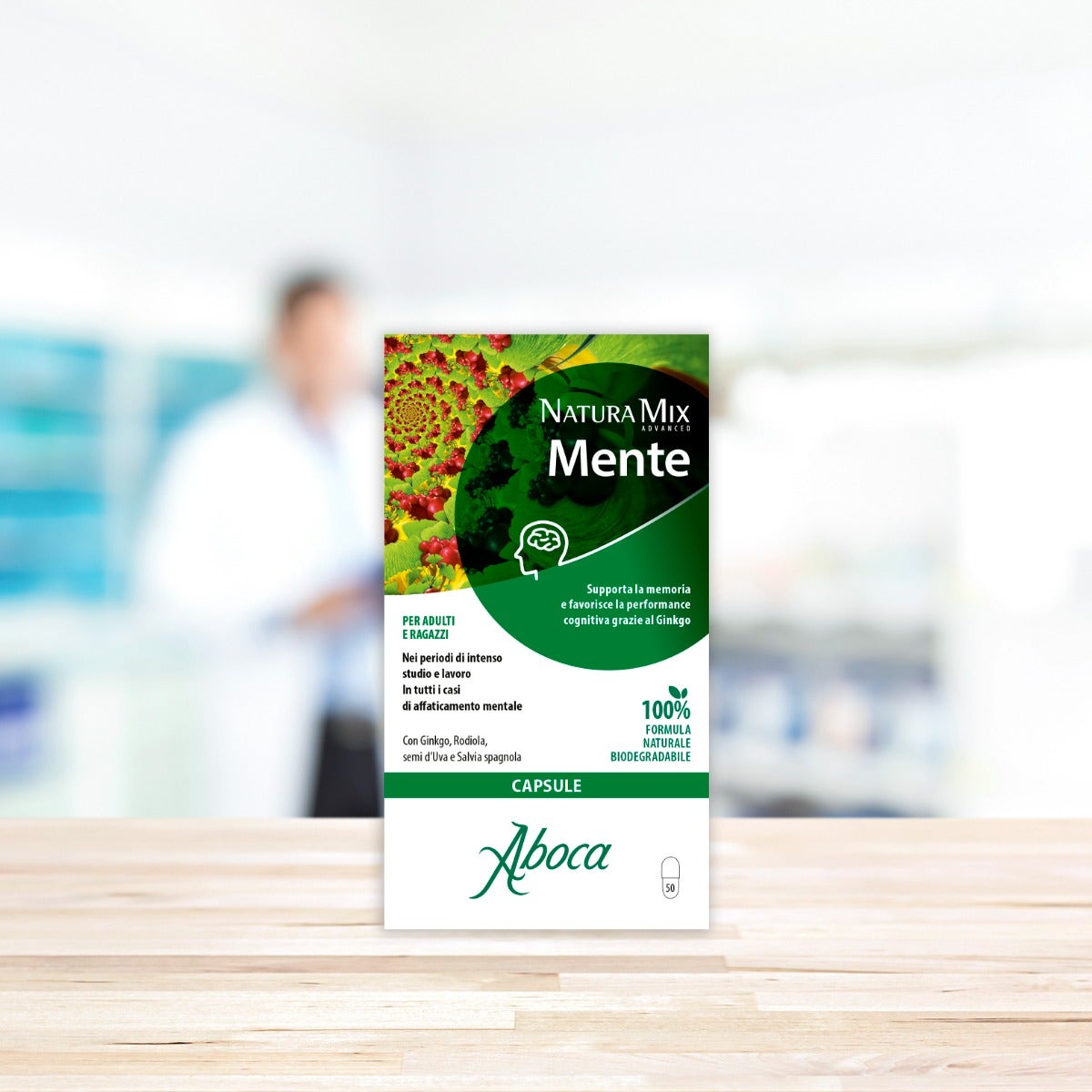 Aboca Natura Mix Advanced Mente 50 Capsule-3