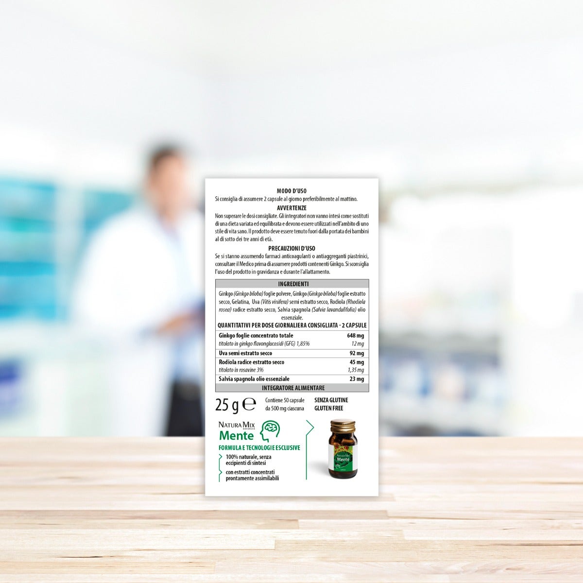 Aboca Natura Mix Advanced Mente 50 Capsule-4