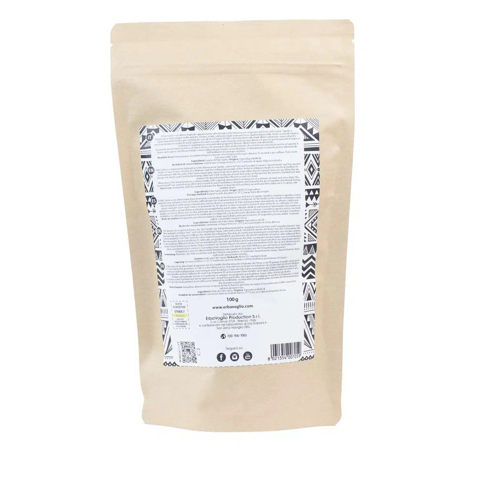Erbavoglio Palo Santo 10 Paletti 100g-2