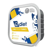 Q.Vet Q Diet Only Turkey Cibo Umido Con Tacchino Per Cani/Gatti Adulti Vaschetta 150g-1