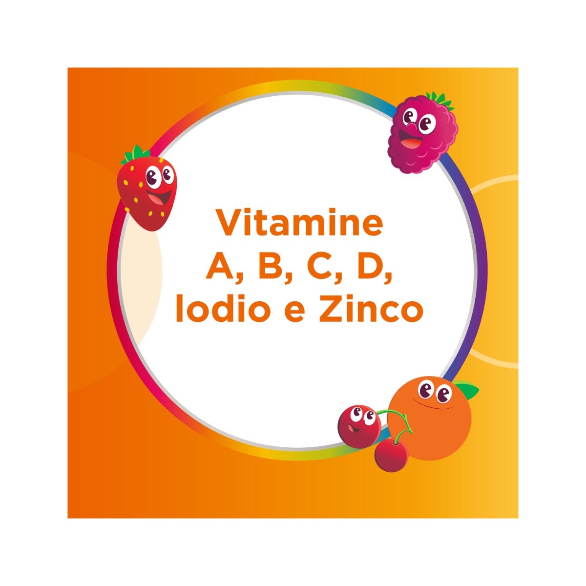 Multicentrum VitaGummy Integratore Vitamine Minerali Bambini 3+ Vitamina D Iodio Ferro 30 Caramelle-3