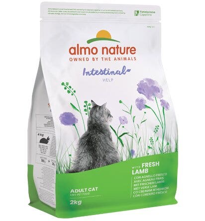 Almo Nature Intestinal Help Agnello Cibo Secco Per Gatti Adulti Sacco 2kg-3