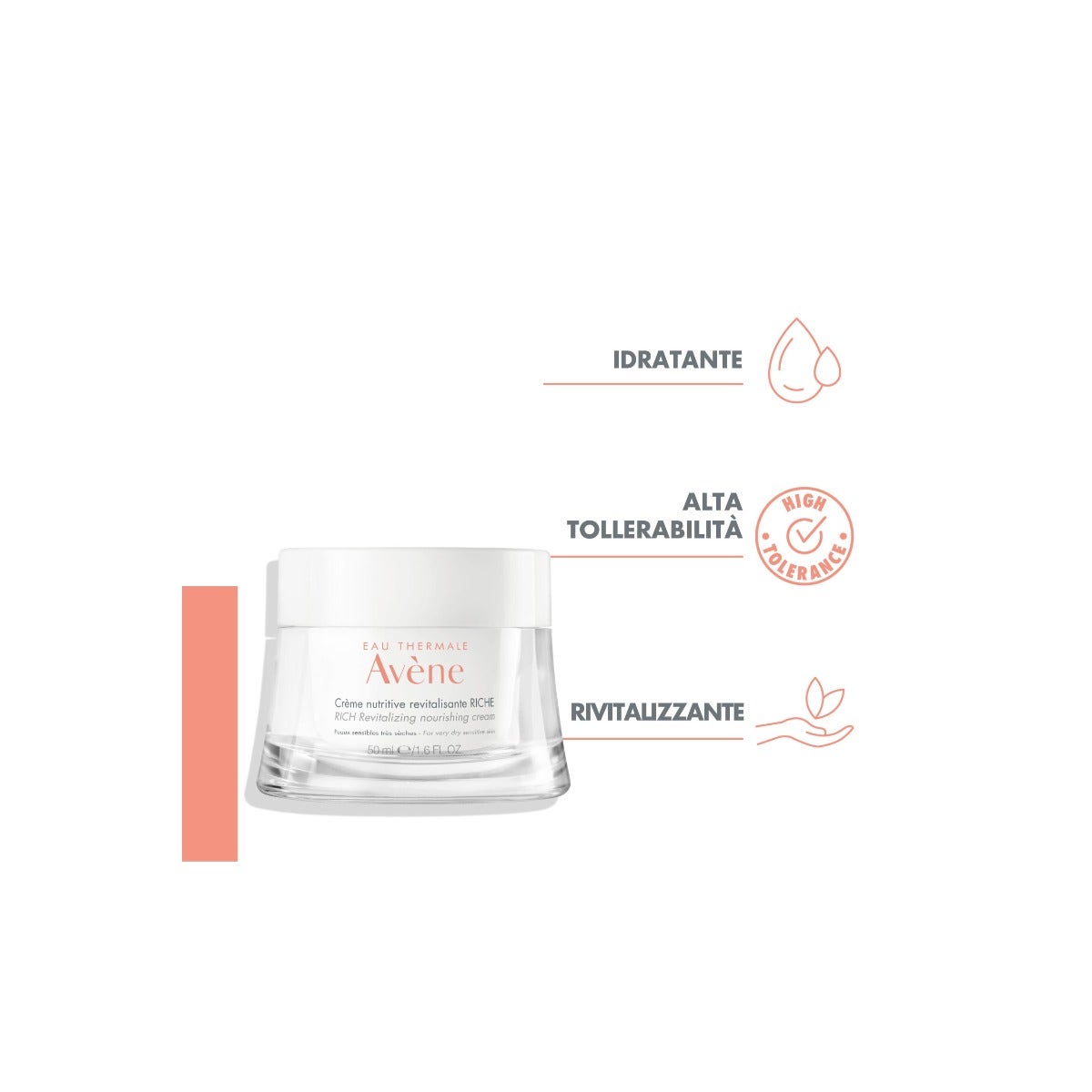 Avene Crema Nutritiva Rivitalizzante Ricca 50ml-2