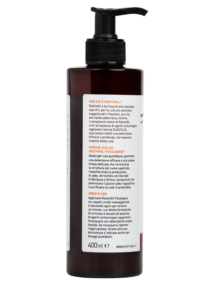 Restivoil Olio Shampoo Fisiologico Sebonormalizzante 400ml-3