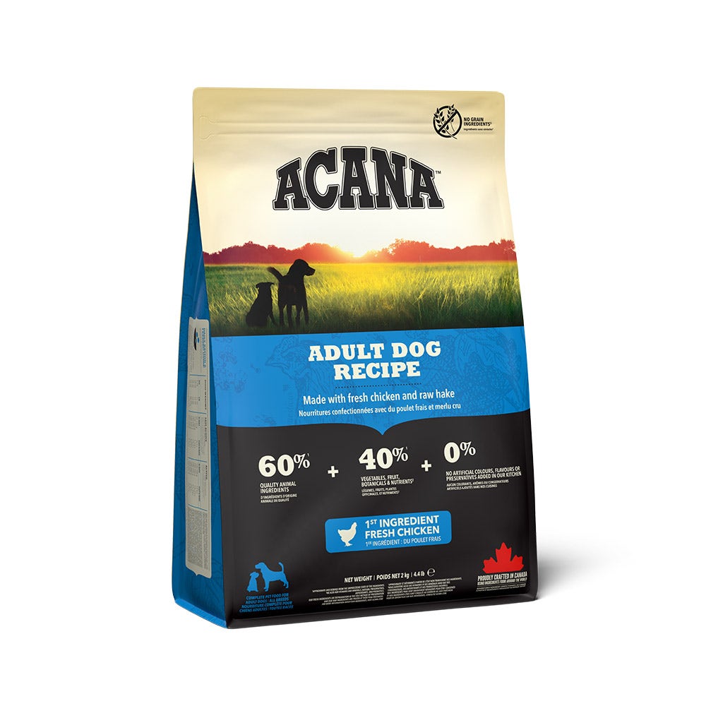 Acana Cane Adult Dog Heritage 25 Crocchette Pollo E Platessa Sacco 2kg-7