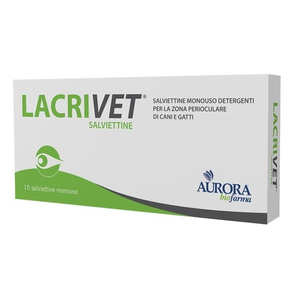 Lacrivet Salviettine Detergenti Zona Perioculare Cani E Gatti 15 Pezzi-1