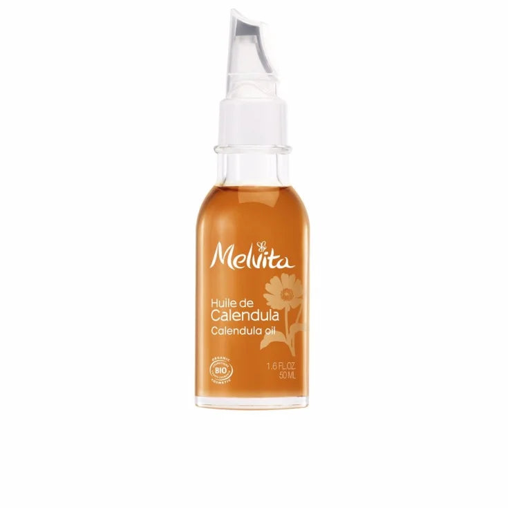Melvita Olio di Calendula 50 ml Olio Vegetale Lenitivo per Viso e Corpo