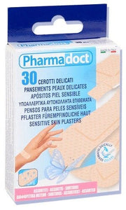 Cerotti In Tessuto Non Tessuto Assortiti 5 Misure 30 Pezzi-1