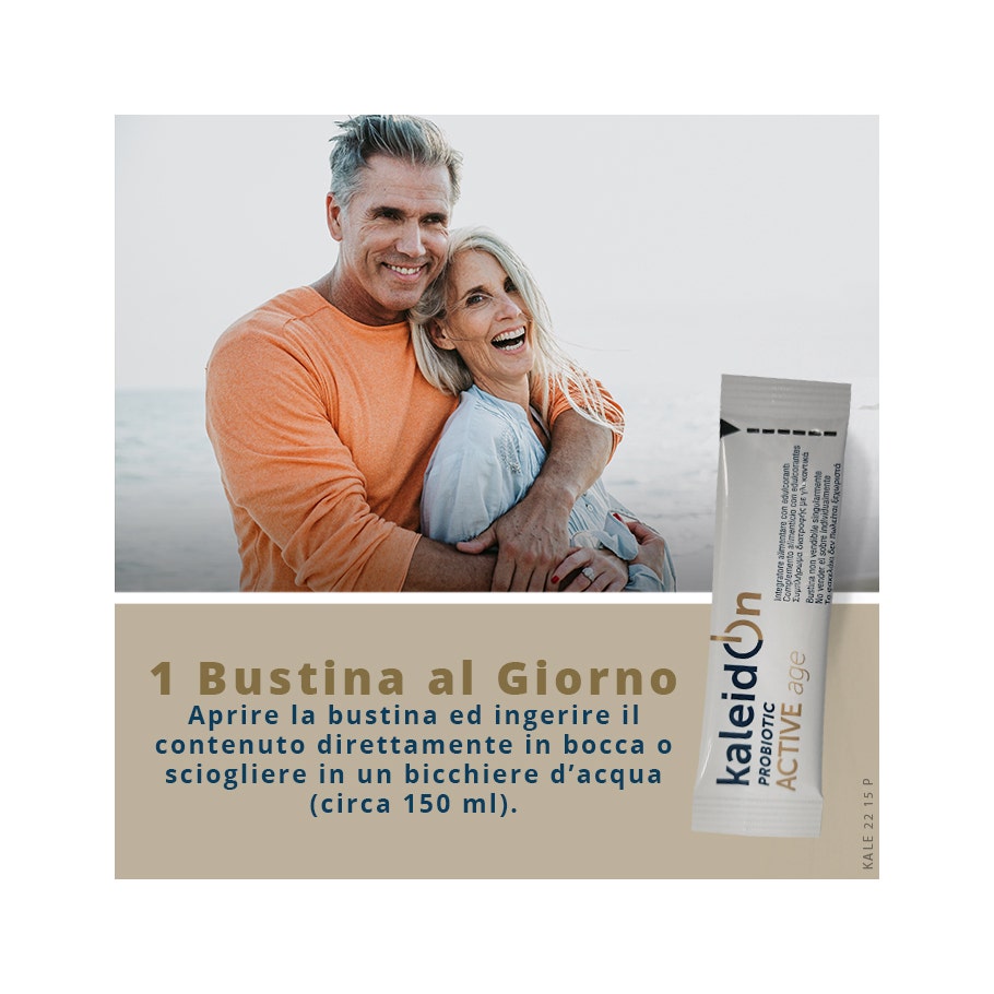 Kaleidon Probiotic Active Age 60+ Adulti 14 Bustine-4