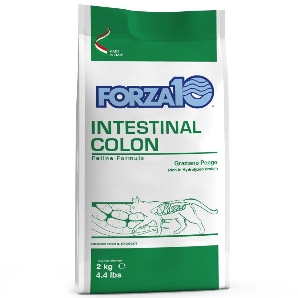 Forza10 Active Intestinal Colon Cibo Secco Gatti Adulti Sacco 2kg-2