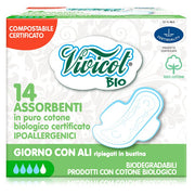 Vivicot Cotone Assorbenti Giorno Con Ali 14 Pezzi-1