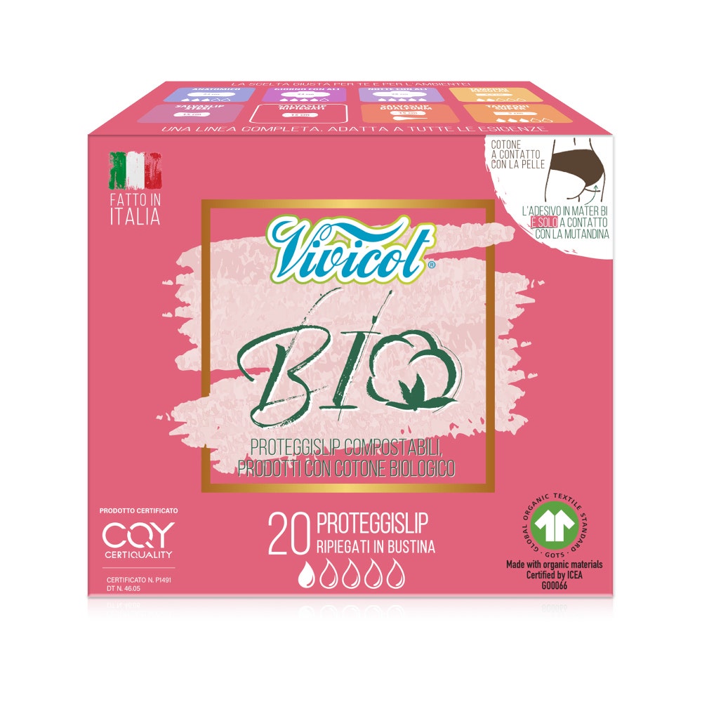Vivicot Salvaslip Cotone Ripiegati In Bustina 20 Pezzi-6