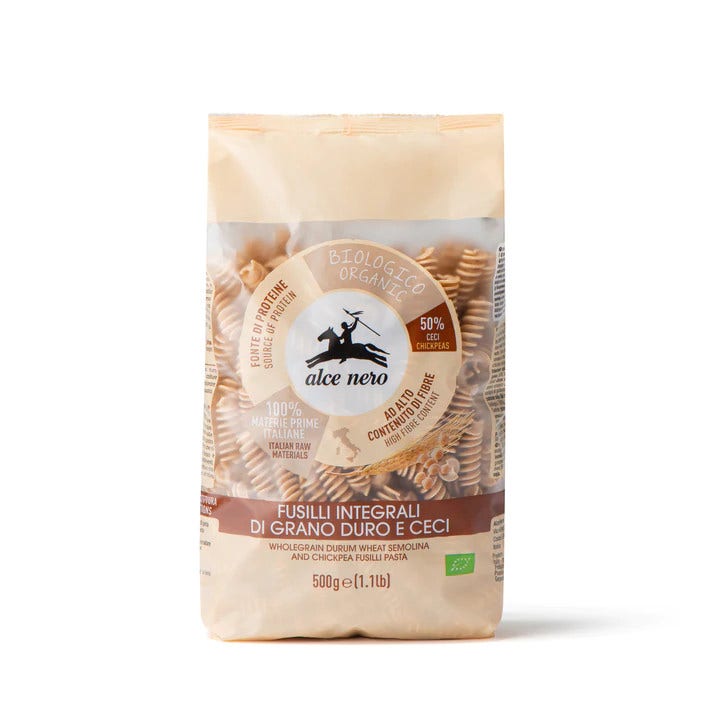 Alce Nero Fusilli Integrali Di Grano Duro E Ceci Bio 500g-2