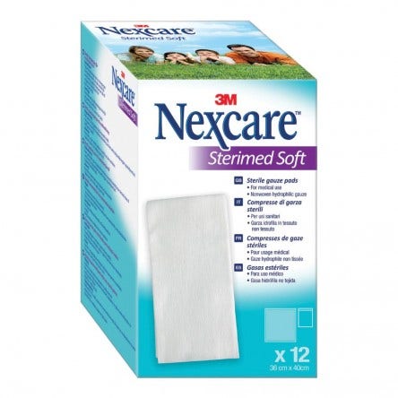 Nexcare Sterimed Soft 36x40 Garza Sterile 12 Pezzi-1