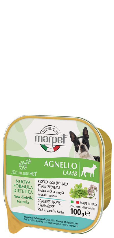 Marpet Aequilibriavet Agnello Cibo Umido Per Cani Adulti Vaschetta 100g-1
