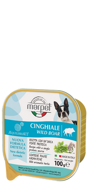 Marpet Aequilibriavet Cinghiale Cibo Umido Per Cani Adulti Vaschetta 100g-1