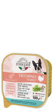 Marpet Aequilibriavet Tacchino Cibo Umido Per Cani Adulti Vaschetta 100g-1