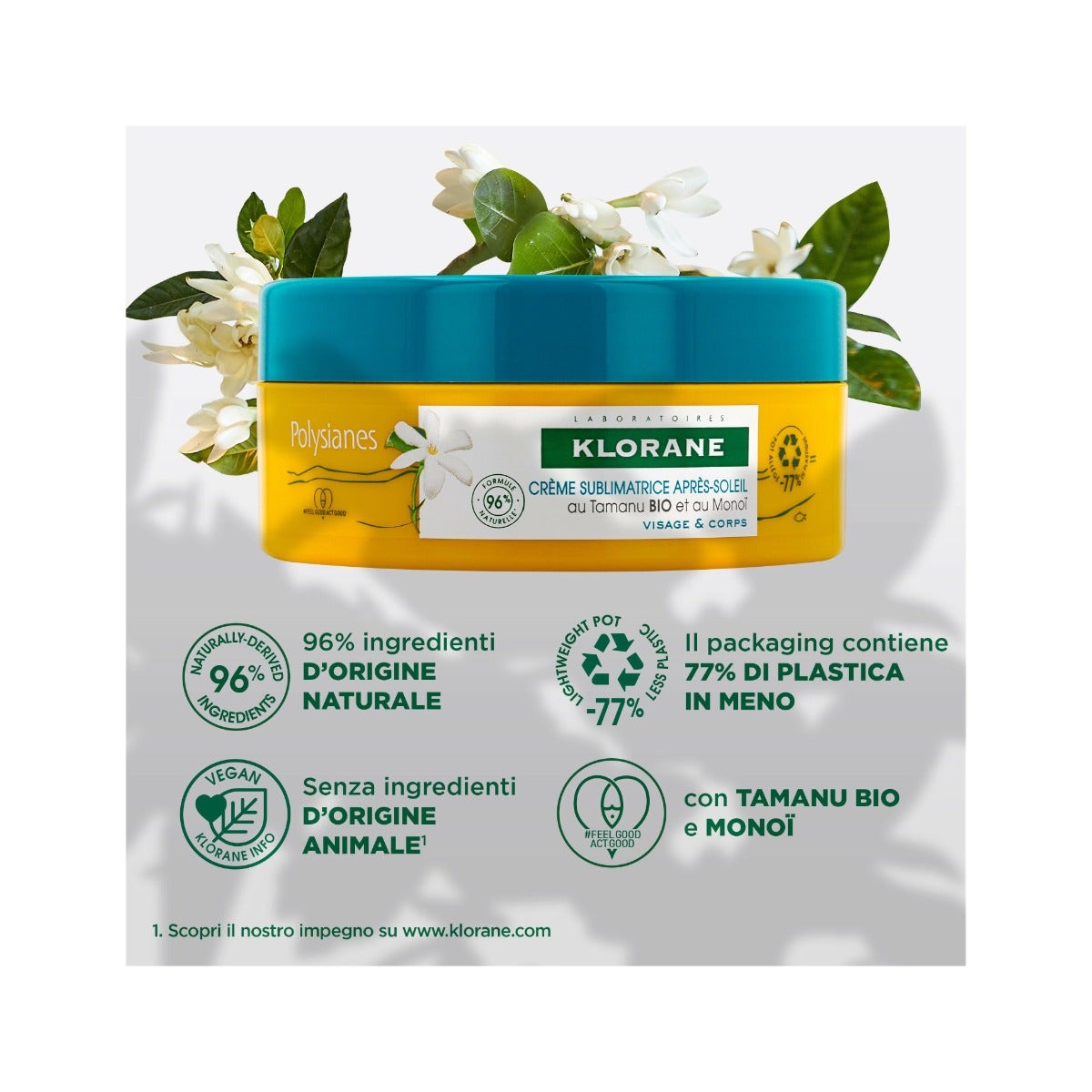 Klorane Crema Sublimatrice Doposole Viso E Corpo 200ml-5