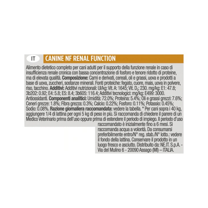 Purina Pro Plan Veterinary Diets Umido Cane Renal Function Lattina 400g-4