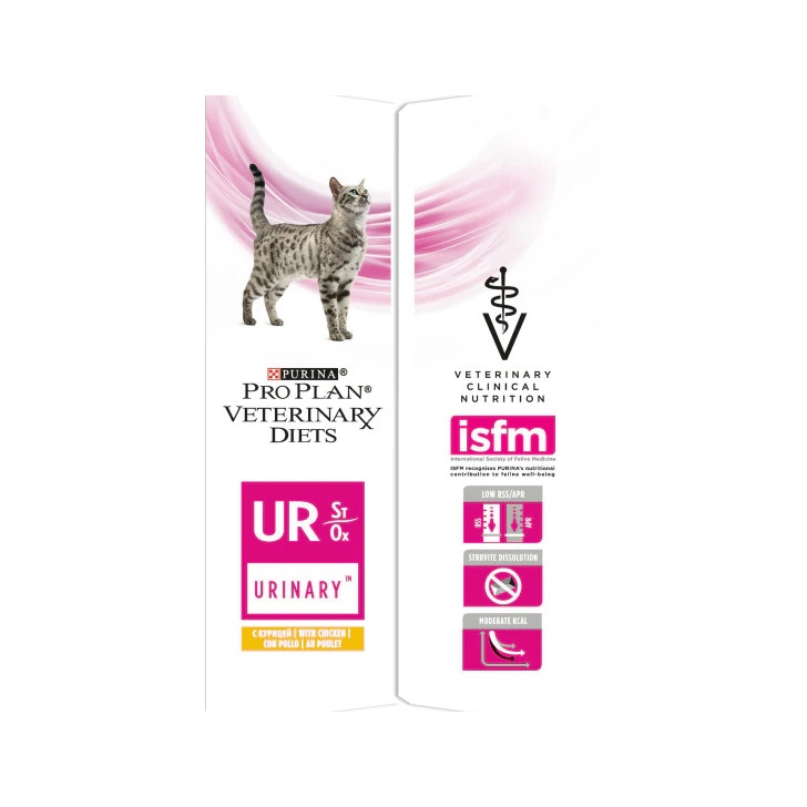 Purina Pro Plan Veterinary Diets Multipack Umido Gatto UR Urinary St/Ox Pollo 10 Bustine-3