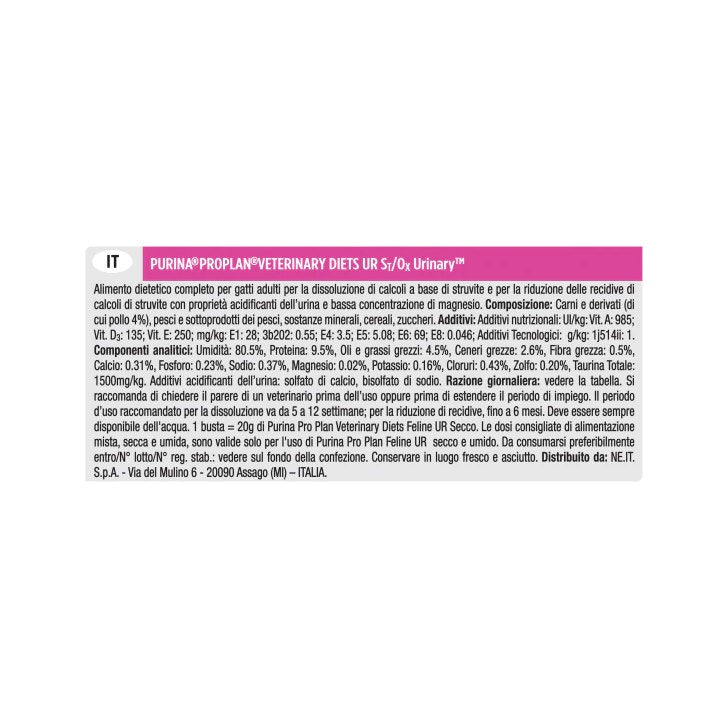 Purina Pro Plan Veterinary Diets Multipack Umido Gatto UR Urinary St/Ox Pollo 10 Bustine-4