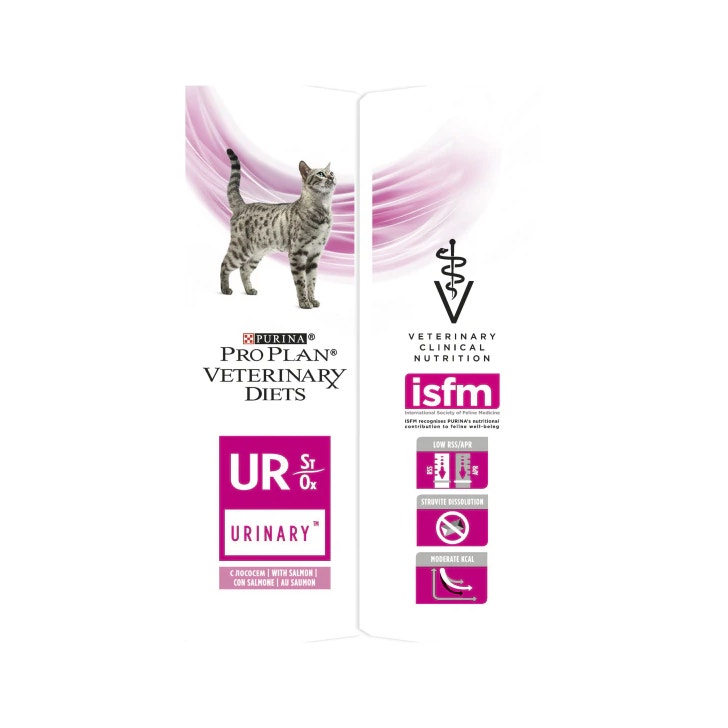Purina Pro Plan Veterinary Diets Multipack Umido Gatto Urinary St/Ox Salmone 10 Bustine-3