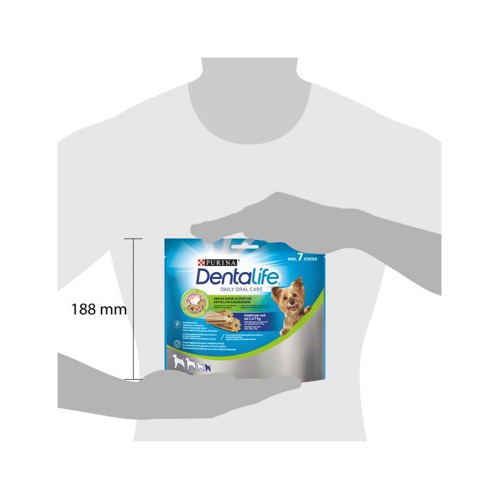 Purina Dentalife Snack Daily Oral Care Per Cani 2 - 7kg Taglia Mini 7 Stick-2