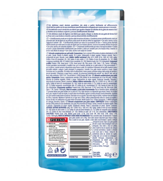 Purina Dentalife Daily Oral Care Treats Snack Per Gatti Pollo Bustina 40g-1