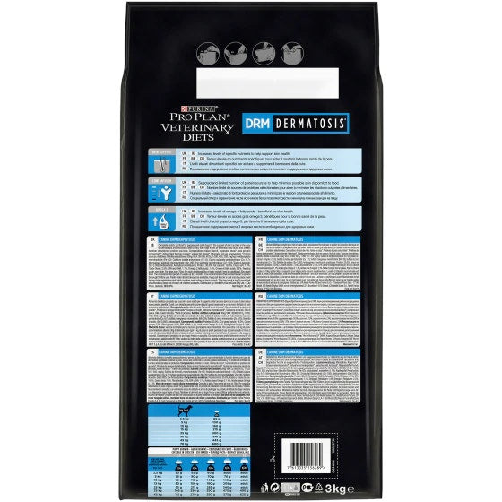 Purina Pro Plan Veterinary Diets Secco Cane DRM Dermatosis Sacco 3kg-2