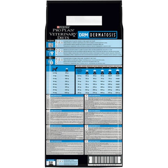 Purina Pro Plan Veterinary Diets Secco Cane DRM Dermatosis Sacco 12kg-2