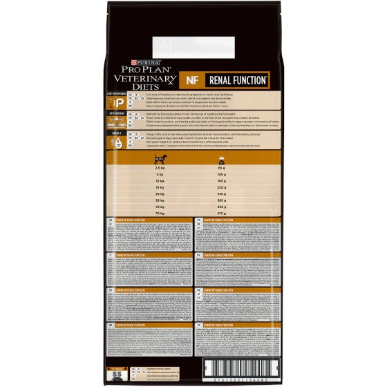 Purina Pro Plan Veterinary Diets Secco Cane NF Renal Function Sacco 12kg-2