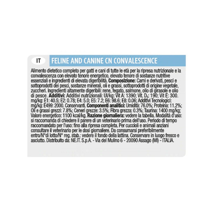 Purina Pro Plan Veterinary Diets Umido Gatto E Cane CN Convalescence Lattina 195g-3