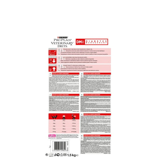 Purina Pro Plan Veterinary Diets Secco Gatto DM Diabetes Management St/Ox Sacco 1,5kg-2