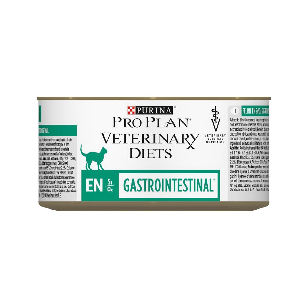 Purina Pro Plan Veterinary Diets Umido Gatto EN Gastrointestinal St/Ox Lattina 195g-1