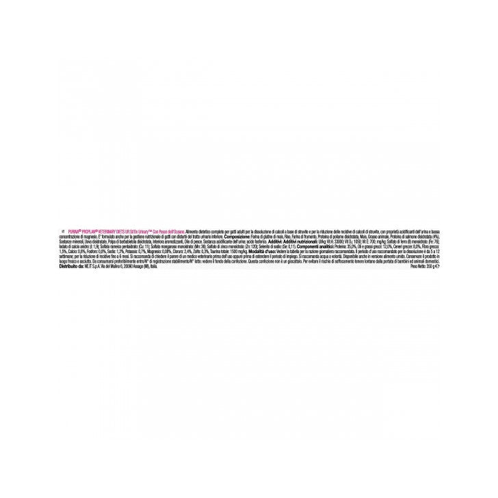Purina Pro Plan Veterinary Diets Secco Gatto UR Urinary St/Ox Pesce Dell'Oceano Busta 350g-3