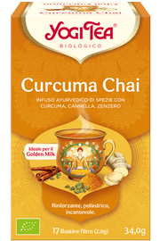 Yogi Tea Infuso Ayurvedico Curcuma Chai 17 Bustine 34g-1