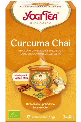 Yogi Tea Infuso Ayurvedico Curcuma Chai 17 Bustine 34g-1