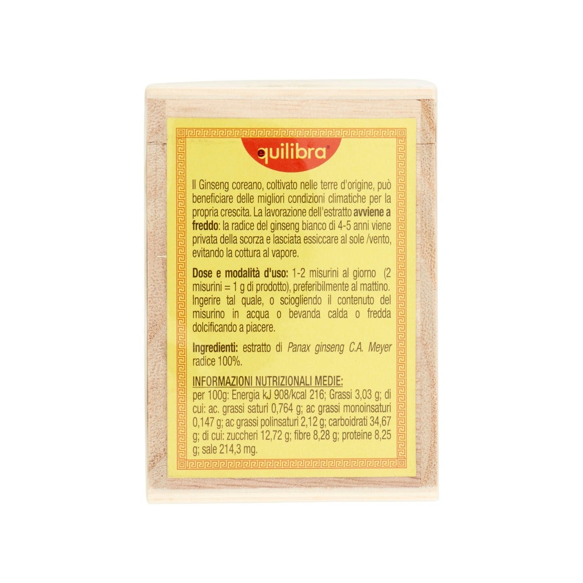 Equilibra Korean Ginseng Extract 100% Puro 30g-4