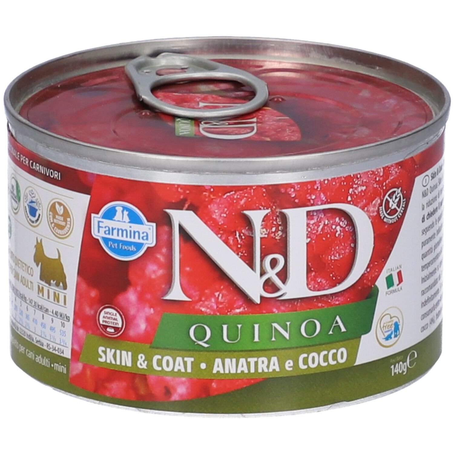 N&d Wet Dog Quinoa/anatra 140 g