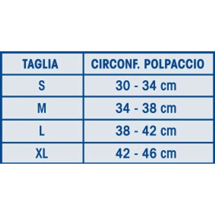 Sauber Sport Gambale Unisex A Compressione Colore Grigio-Rosso Taglia L-3