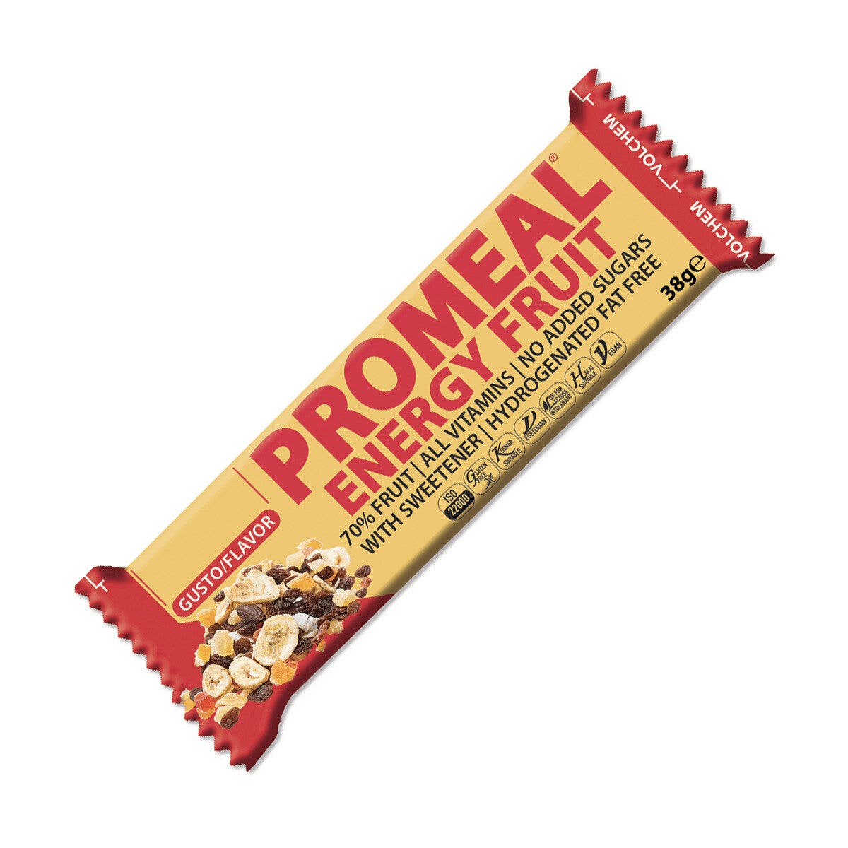 Volchem Promeal Energy Fruit Barretta Energetica Gusto Noci 38g-1