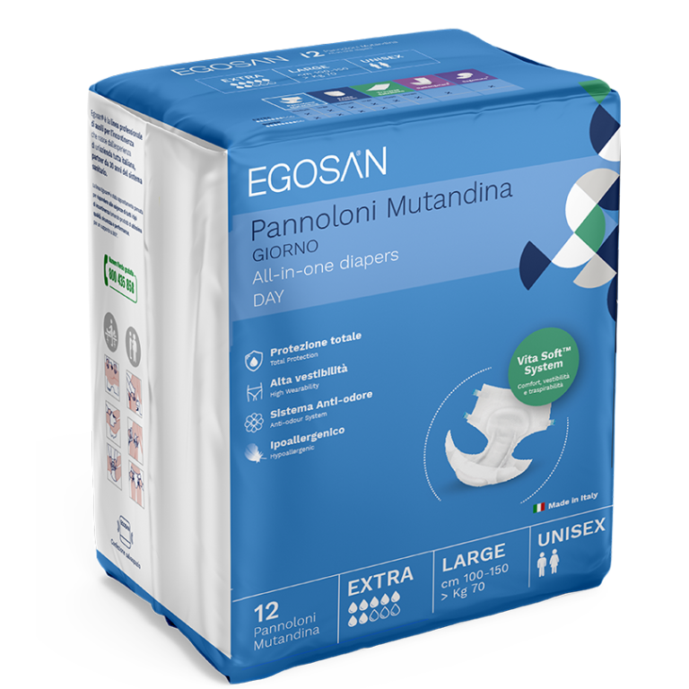 Egosan Day Extra Pannolone Mutandina Medium 12 Pezzi-1