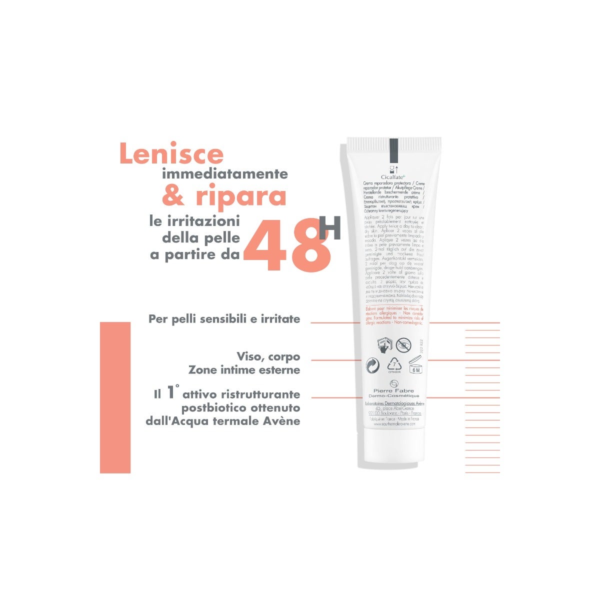 Eau Thermale Avene Cicalfate Crema Ristrutturante Protettiva 40ml-6